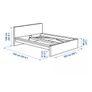 malm double bed frame Image 5