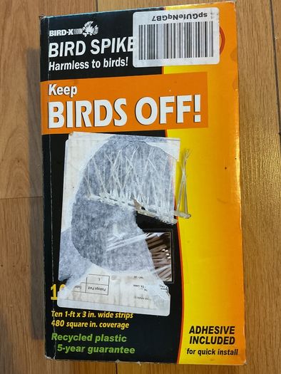 Bird Spikes Kit with Adhesive Glue Brand New