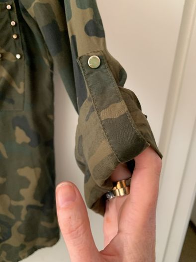 Studded camo shirt