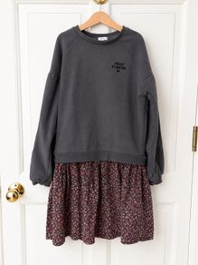 Vertbaudet sweatshirt dress age 14