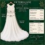 Victoria Jane by Ronald Joyce Imogene Wedding Dress Style 18316 Ivory Silver Altered UK Size 30 Image 6