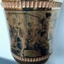Vintage Florentine Ceramic Goblet Vase Image 2