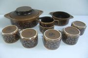 Celtic Earthenware Limerick Pattern Retro Set 9 Pieces