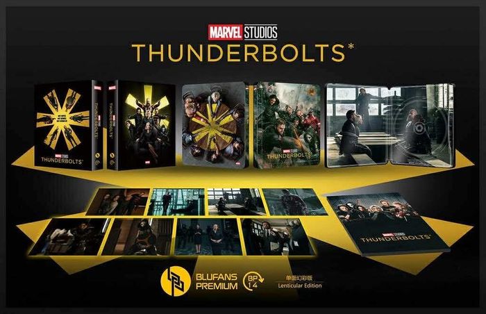 Marvel Thunderbolts Lenticular Slip SteelBook (New/Sealed) Blufans Exclusive (DISCLESS)