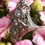 Antique Art Deco Diamond and 18 Carat White Gold Ring Image 5