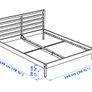 Ikea Tarva Pine Double Bed Image 5