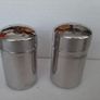 vintage salt and pepper stainless Steel Image 2