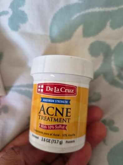 De la cruz acne treatment - sulphur- sulfur - acne