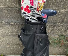 Full set of golf clubs