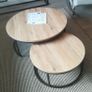 Nest of 2 Round Coffee Tables (Next) Image 4