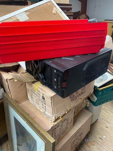 plastic storage bins