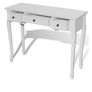 Dressing Console Table with Three Drawers White Image 7