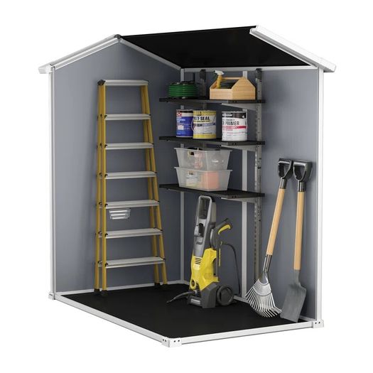 4 ft. W x 6 ft. D Apex Outdoor Garden Shed (FREE SHIPPING)