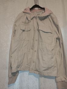 Tommy Hilfiger denim jacket with hood size xxl