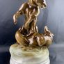 Antique Pecs Zsolnay Fighting bears Hungarian Figurine Image 3