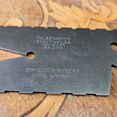 Starrett No. 284 screw thread gauge