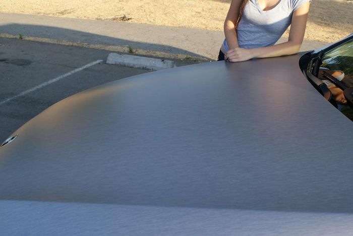 Brushed Aluminium Vinyl 152 x 30cm Roll - 6 colours available - Bubble Free Car Wrap