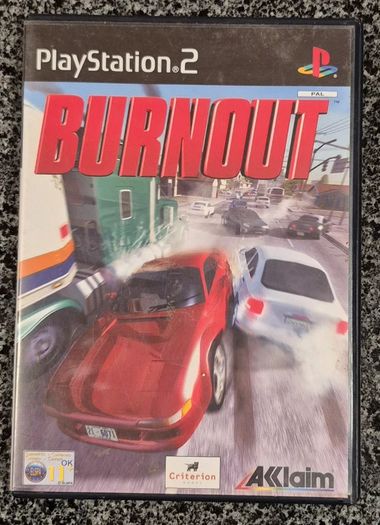 4 Original PS2 Games: Burnout, DRIV3R, L.A. Rush & Sega Superstars