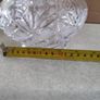 Nice Small Rose Crystal Bowl No Stamp. Image 5