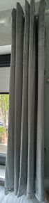 Eyelet curtains with lining
