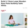 Lego large storage table in excellent condition! Lego heads not included! Image 2