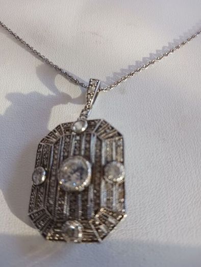 silver necklace
