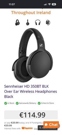 senheiser HD350BT headphone