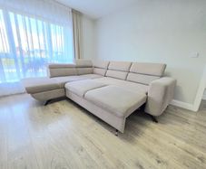 L shape storage sofa