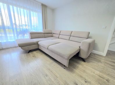 L shape storage sofa