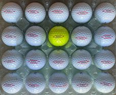 20 used Titleist Trufeel grade B golf balls