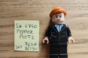 lego sh0740 pepper potts, sst 76216, 76190