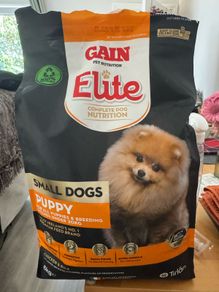 Free dog food - Gain Elite small dogs puppy