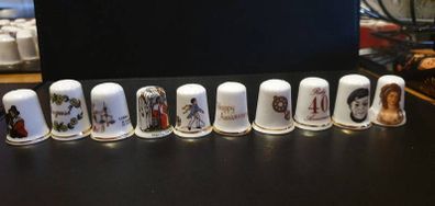 Bone China Thimble Assortment