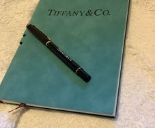Tiffany note book & pen