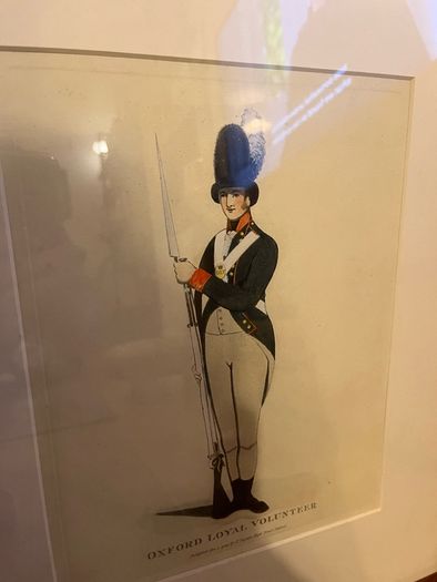 Vintage Oxford Loyal Volunteer framed print