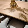 180cm Oak Dining Table Like New Image 9