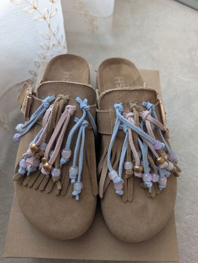 Suede sandals new