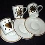 Vintage Harrods/Mid-Century Porcelain Espresso Set Image 10