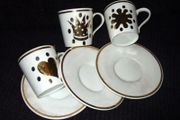 Vintage Harrods/Mid-Century Porcelain Espresso Set
