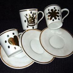 Vintage Harrods/Mid-Century Porcelain Espresso Set