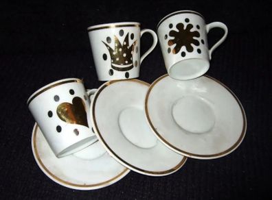 Vintage Harrods/Mid-Century Porcelain Espresso Set