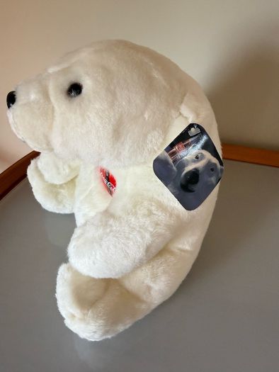 Vintage 1990s with tags Polar bear Coca-Cola Plush