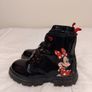 Disney Minnie Mouse Black Patent Boots With Flashing Lights Image 3