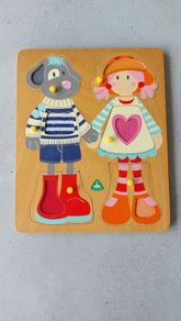 ELC Peg Puzzle - Boy & Girl