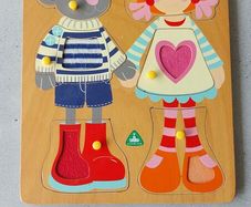 ELC Peg Puzzle - Boy & Girl
