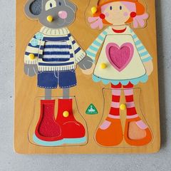 ELC Peg Puzzle - Boy & Girl