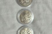 Victorian Silver Crowns -3 Coin Set