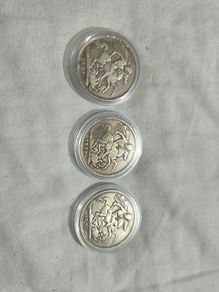 Victorian Silver Crowns -3 Coin Set