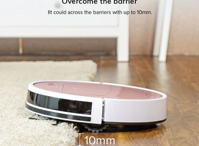 ILIFE V7s Plus Robot Vacuum Cleaner Sweep and Wet Mopping Floors&Carpet Run 120mins Auto Reharge,Appliances,Household Tool Dust