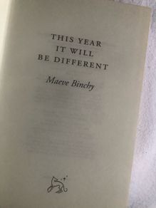 Hardback this year it will be different by maeve binchy